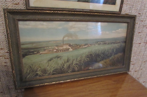 VINTAGE FRAMED LANDSCAPE ART