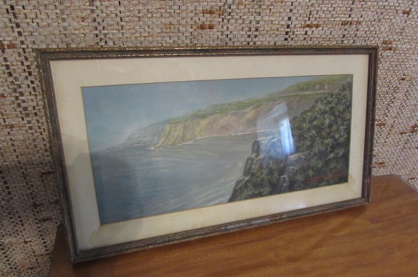 VINTAGE FRAMED LANDSCAPE ART