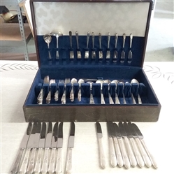SILVER PLATED AND STAINLESS  FLATWARE 