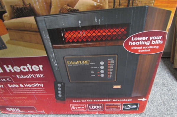 EDEN PURE INFRARED HEATER WITH REMOTE