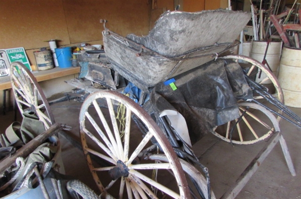 HORSE BUGGY FOR PARTS OR REPAIR