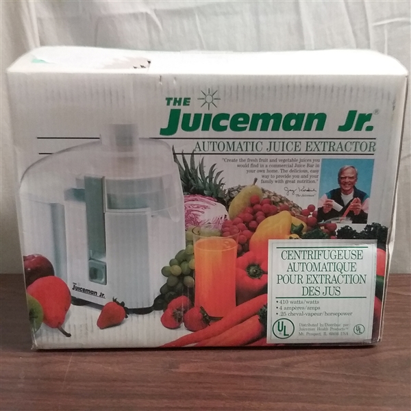 THE JUICEMAN JR AUTOMATIC JUICE EXTRACTOR