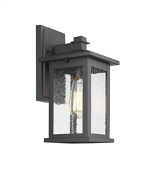 EMLIVIAR OUTDOOR WALL MOUNT SCONCE WITH SEEDED GLASS