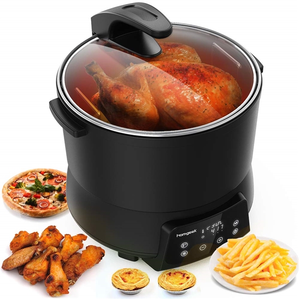 HOMGEEK 9.5 QT  LARGE AIR FRYER 