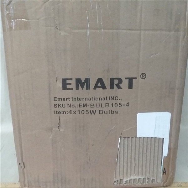 EMART 4 PACK FLORESCENT LIGHT BULBS