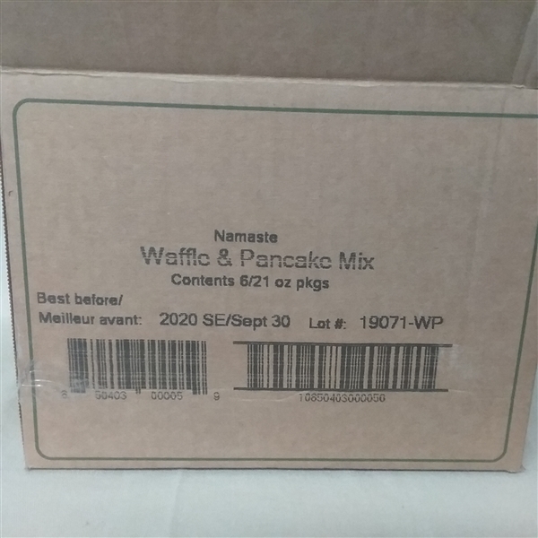 NAMASTE GLUTEN FREE PANCAKE & WAFFLE MIX