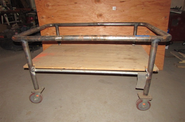 ROLLING LUMBER CART