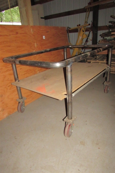 ROLLING LUMBER CART