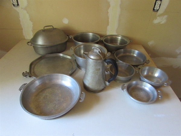 LARGE COLLECTION OF ALUMINUM GUARDIAN SERVICE