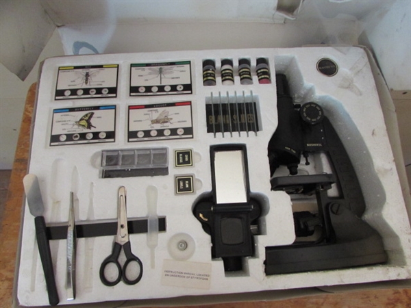 VTG BUSHNELL 1200 POWER ZOOM MICROSCOPE KIT