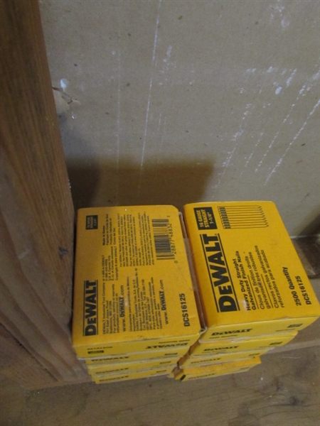 10 BOXES DEWALT 1.25 NAILS