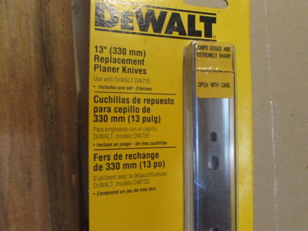 DEWALT 13 REPLACEMENT PLANER KNIVES