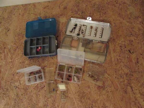 BOXES OF FISHING FLIES