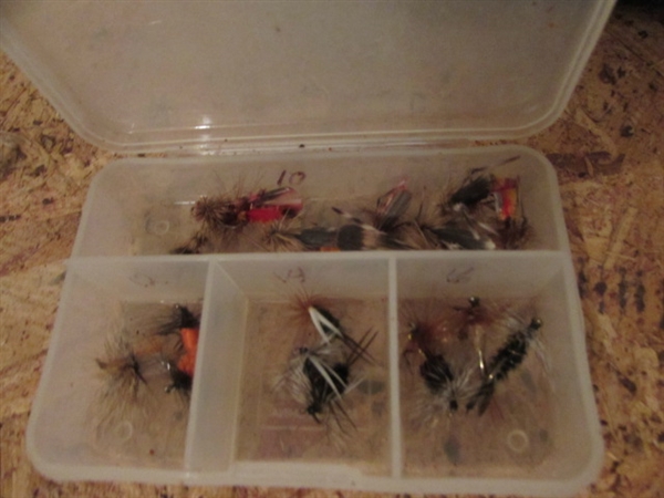 BOXES OF FISHING FLIES