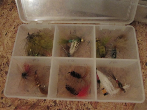 BOXES OF FISHING FLIES