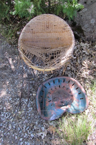 TRACTOR SEAT & MORE YARD ART