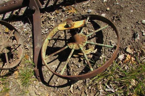 YARD ART WHEELS & RAKE