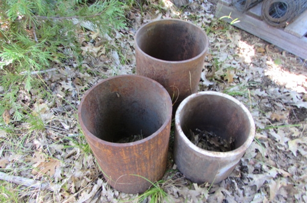 METAL PIPE PIECES