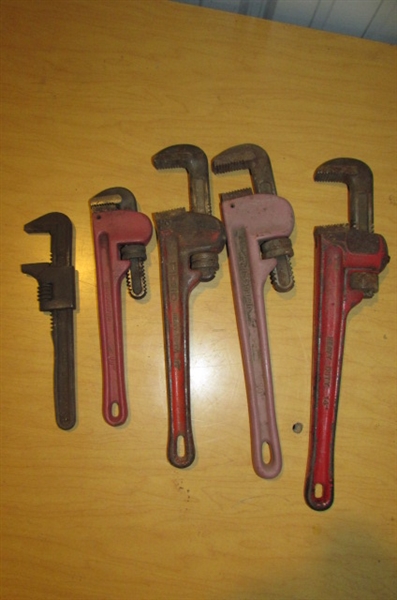 PIPE WRENCHES, PIPE BENDER & CUTTER