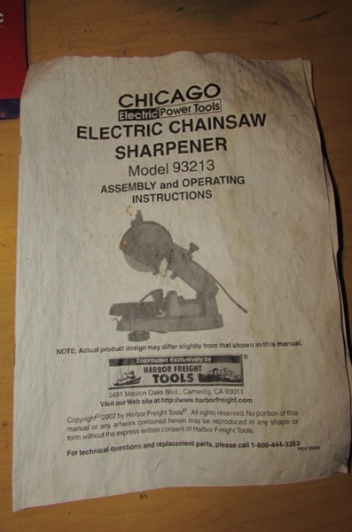 CHAINSAW SHARPENER