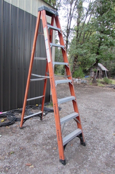 8' FIBERGLASS LADDER