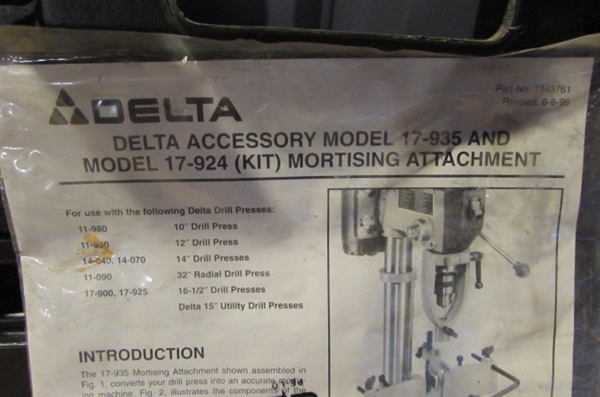 DELTA MORTISING ATTACHMENT