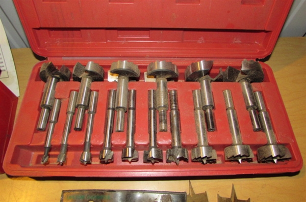 NEW 115 PC DRILL BIT SET, FORSTNER BIT SET & MORE