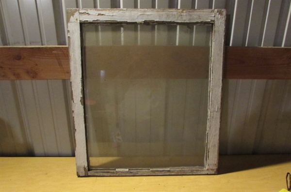 SINGLE PANE WOOD FRAME WINDOW