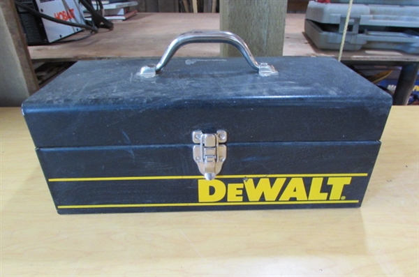 DEWALT ELECTRIC PLATE JOINER & BISCUITS