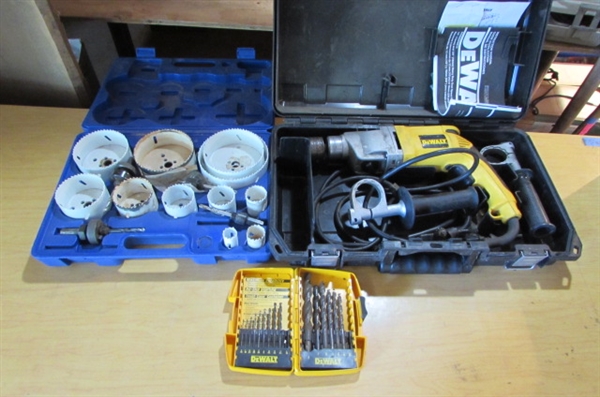 DEWALT ELECTRIC HAMMER DRILL & MORE