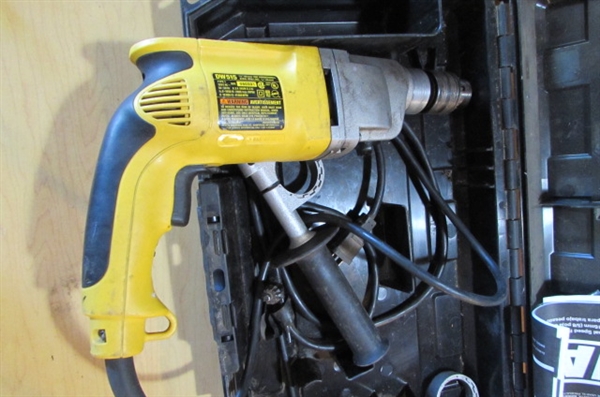 DEWALT ELECTRIC HAMMER DRILL & MORE