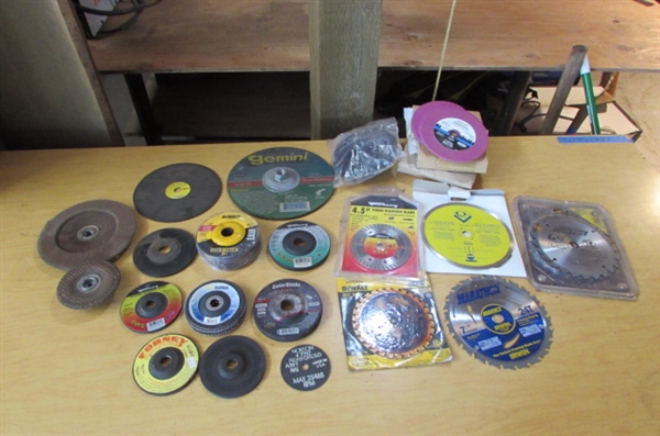 GRINDING DISCS, DIAMOND BLADES & MORE