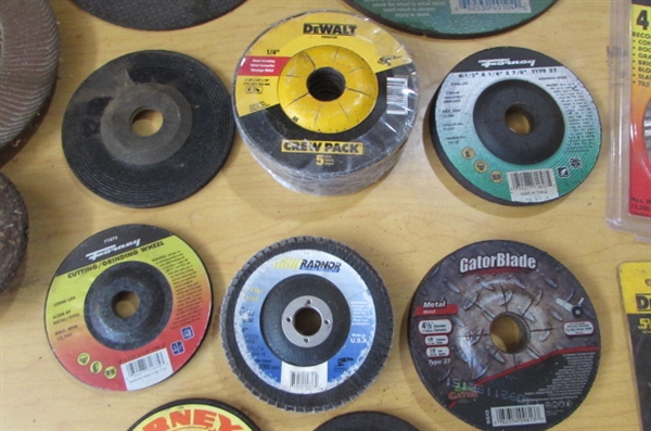 GRINDING DISCS, DIAMOND BLADES & MORE