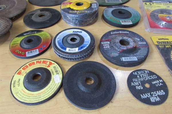 GRINDING DISCS, DIAMOND BLADES & MORE