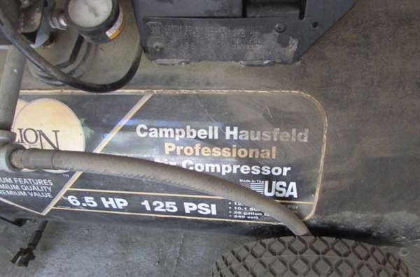 6.5 HP CAMPBELL HAUSFELD AIR COMPRESSOR