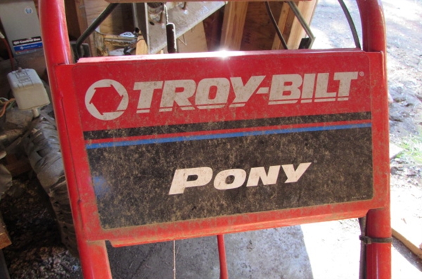 TROY-BILT PONY 7HP REAR TINE ROTOTILLER