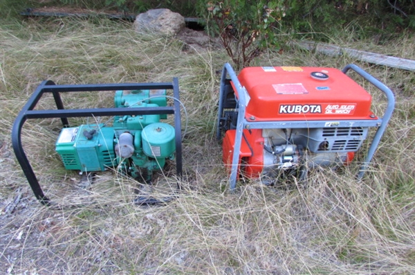 KUBOTA & COLEMAN POWERMATE GENERATORS