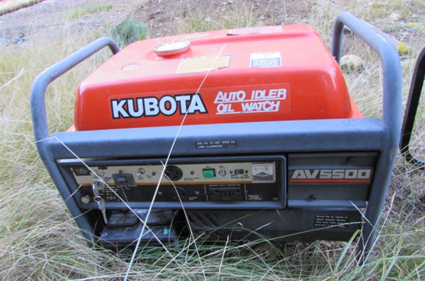 KUBOTA & COLEMAN POWERMATE GENERATORS