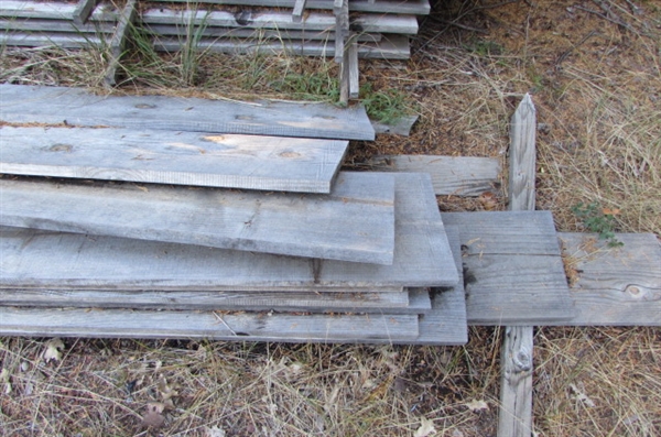 PILE OF 1 X 12 X 10' LUMBER