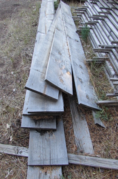 PILE OF 1 X 12 X 10' LUMBER