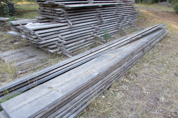 PILE OF 1 X 12 X 10' LUMBER