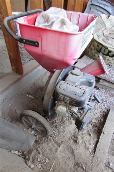 EARTHQUAKE CHIPPER SHREDDER FOR PARTS OR REPAIR