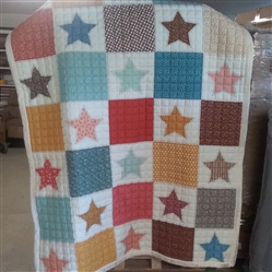BED QUILT WITH NON SLIP BACKING 59" X 78"