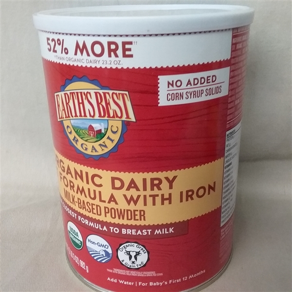 EARTHS BEST ORGANIC DAIRY INFANT FORMULA