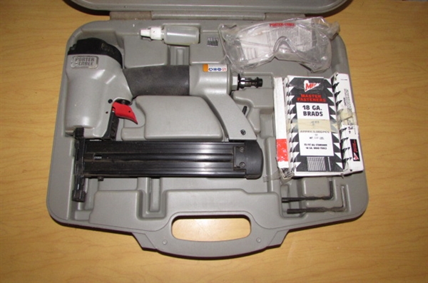 PORTER CABLE BRAD NAILER WITH EXTRAS