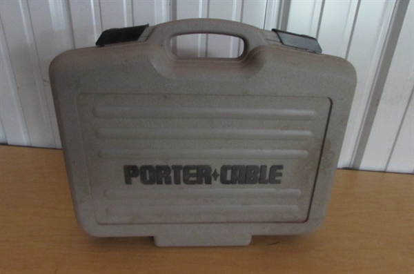 PORTER CABLE BRAD NAILER WITH EXTRAS