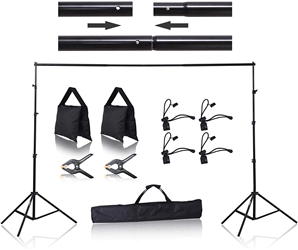 EMART 8.5 X 10 FT PHOTOGRAPHY BACKGROUND KIT