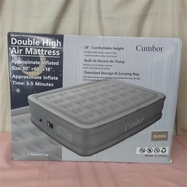 CUMBOR DOUBLE HIGH QUEEN  AIR MATTRESS