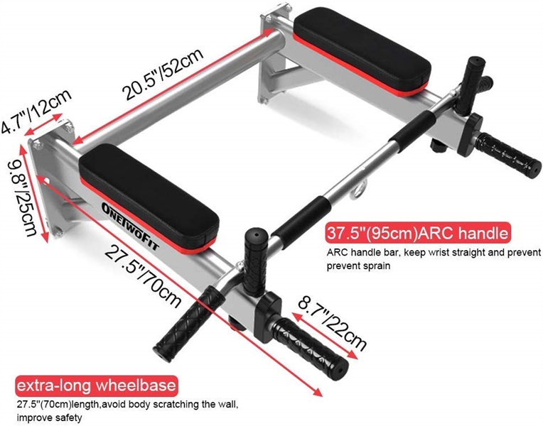 ONETWOFIT WALL MOUNT PULL UP BAR