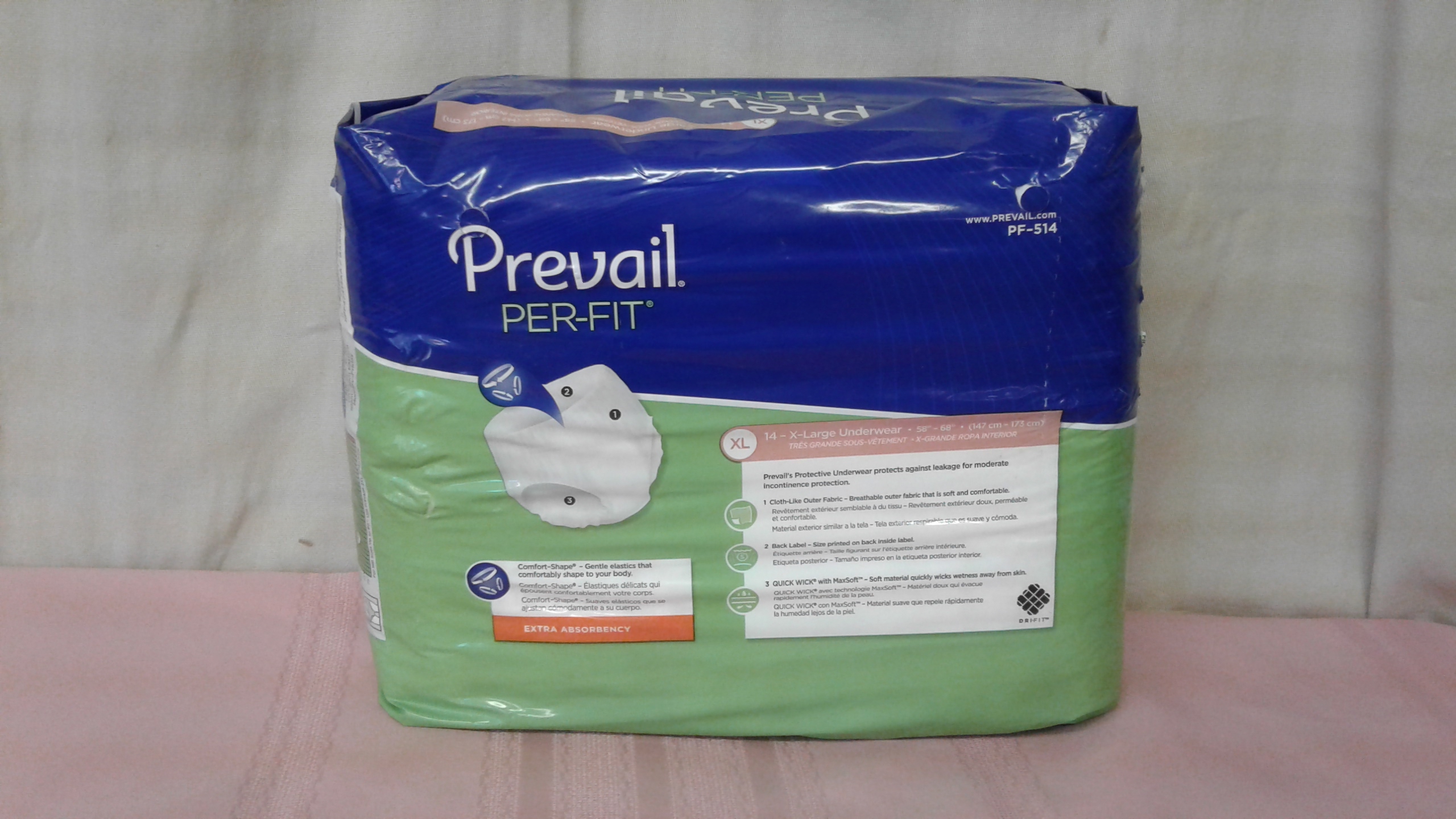 Prevail Per-Fit for Women Protective Underwear - Extra Absorbency - La